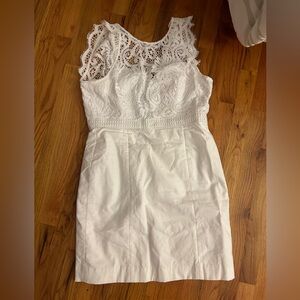 Beautiful white Lilly Pulitzer cocktail dress